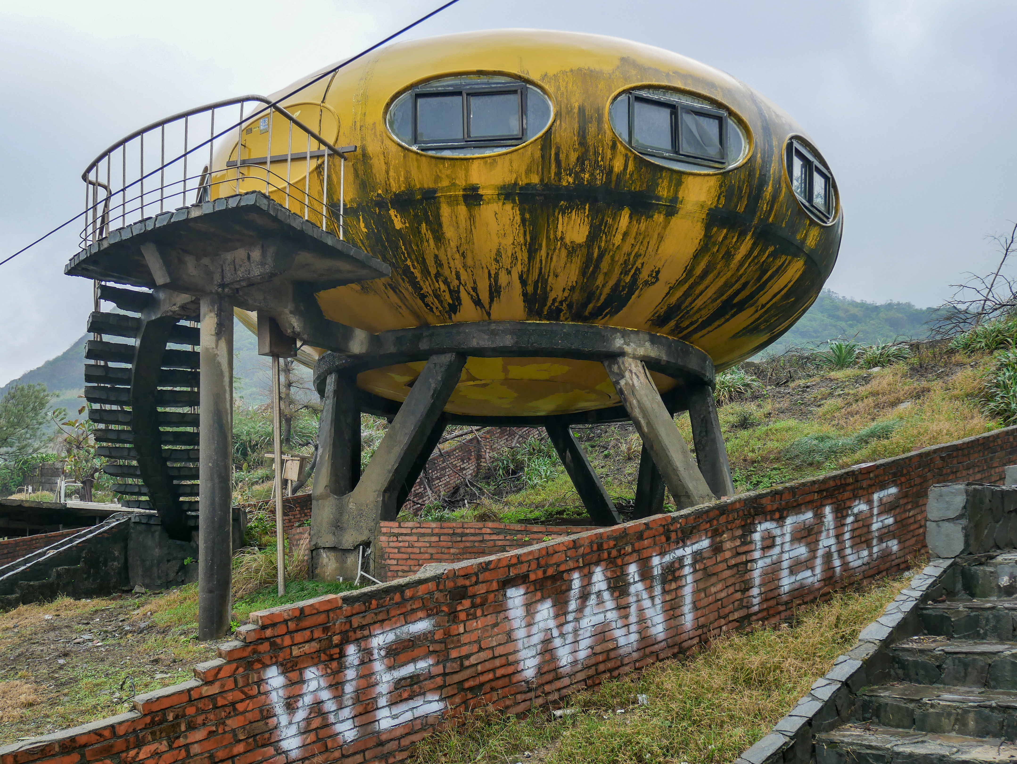 Abandoned UFO Resort Taiwan