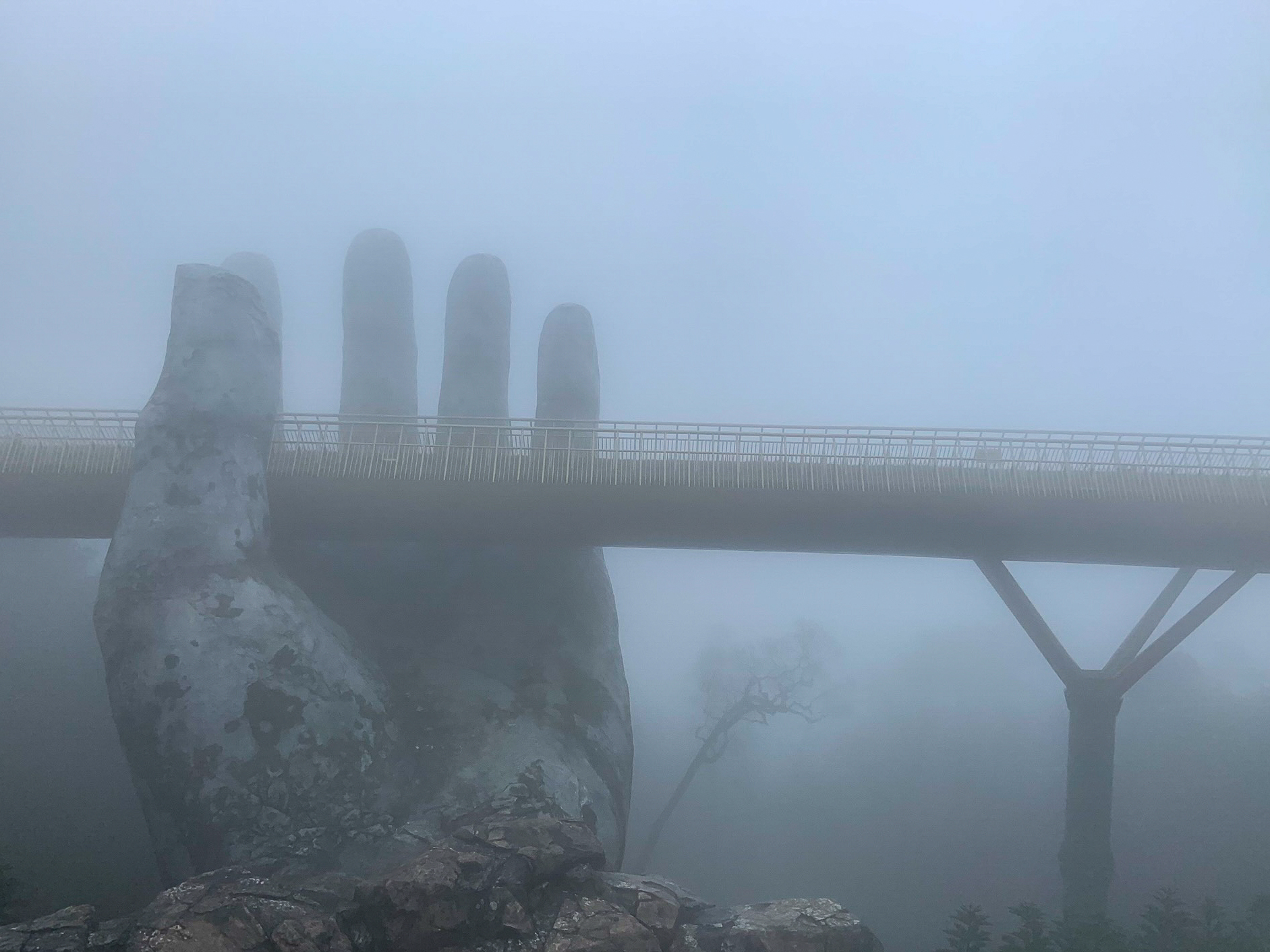 Golden Hand Bridge Vietnam