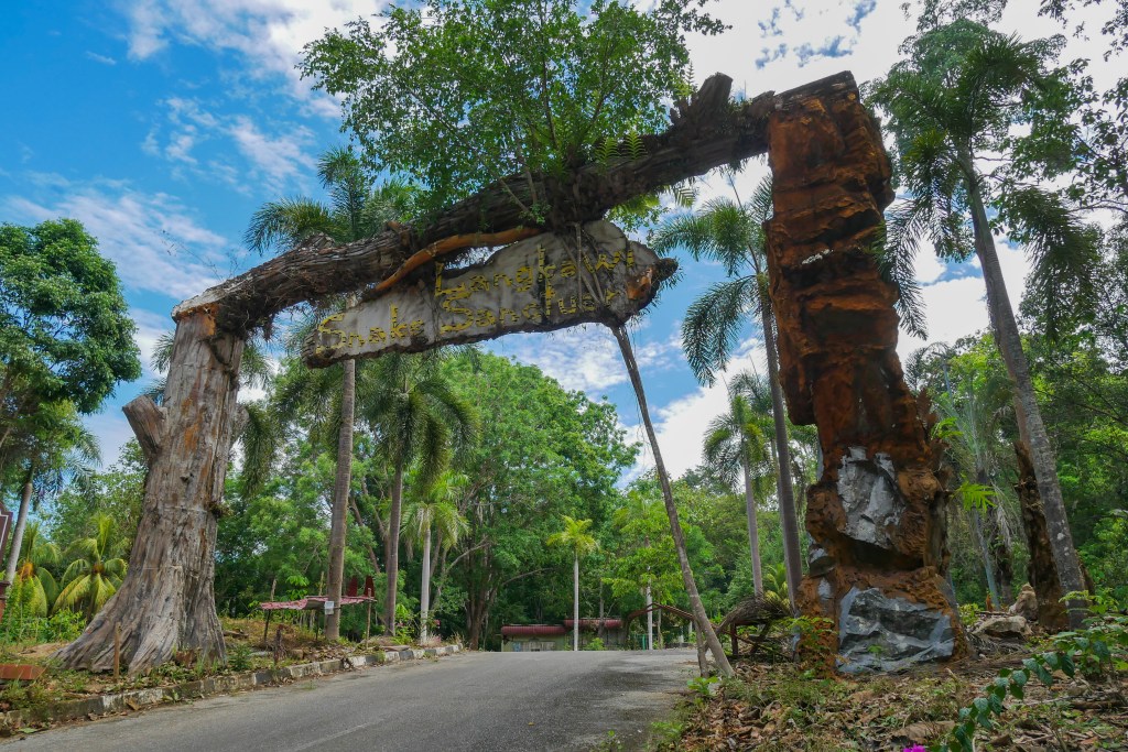Entrance to Snake Sanctuary